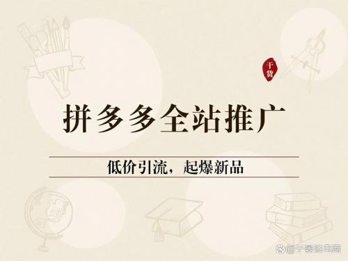 拼多多怎么推广最有效最稳定(拼多多付费推广之黄金6步必爆法)插图