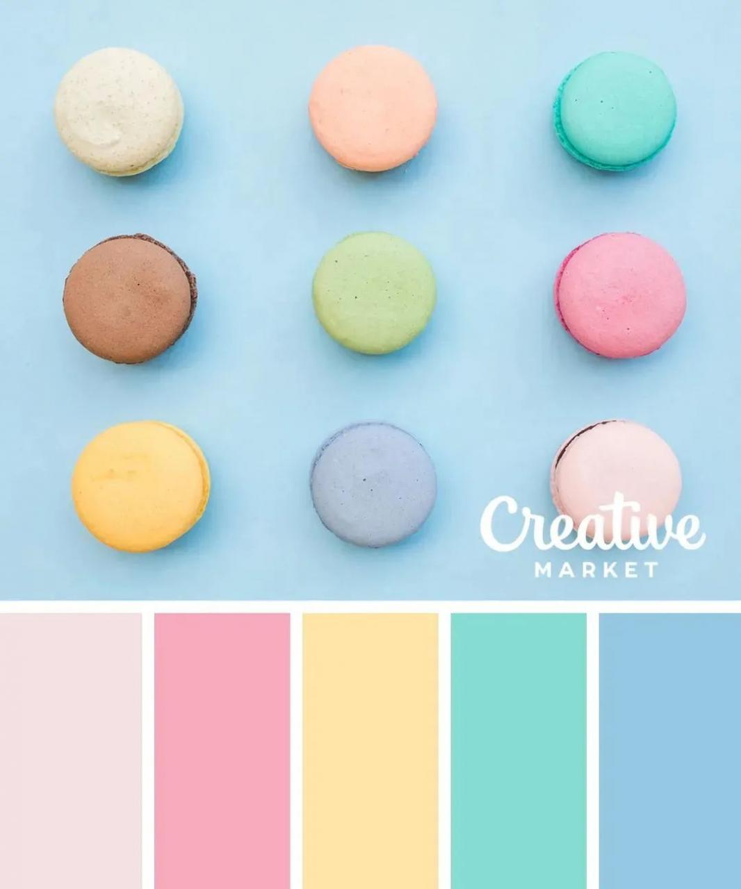 马卡龙色系是什么颜色(马卡龙色系色卡)插图2
