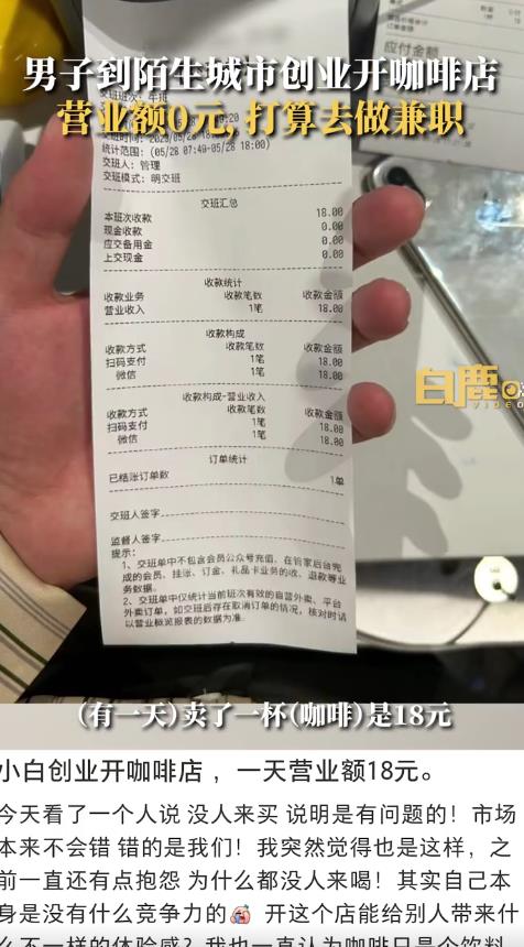 男子开咖啡店日入0元(男子开咖啡店赚钱吗)插图2