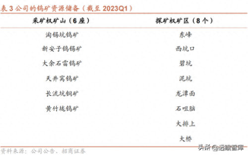 江西省十大钨矿企业排行榜(江西十大钨矿排名表)插图11