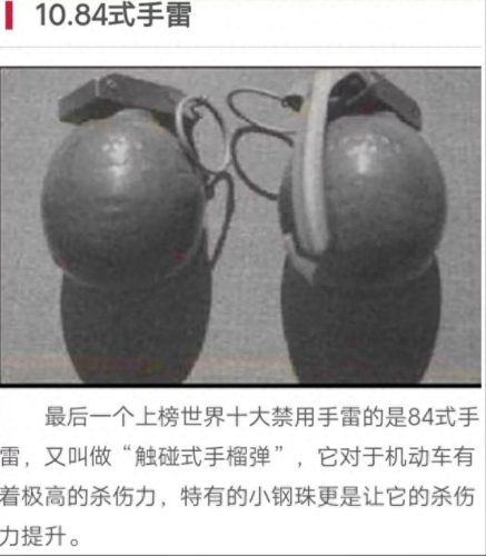 世界十大禁用手雷排行榜(十大禁用武器排行榜)插图3