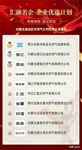通辽天然气公司排名前十(内蒙燃气公司排名)