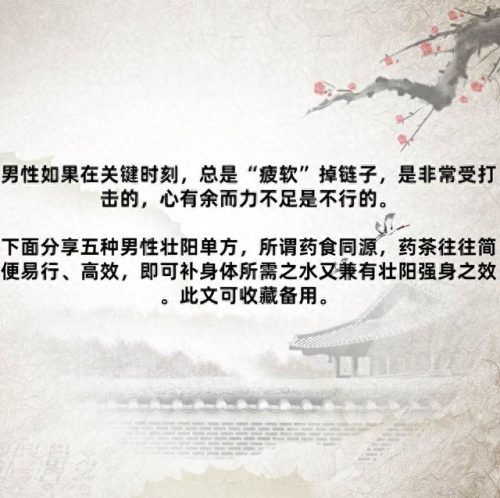 男士补肾茶排行榜十大品牌(补肾茶什么牌子的好)插图