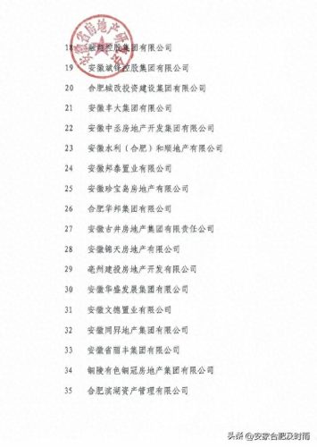 安徽房地产全国排名前十(安徽房地产推荐)插图1