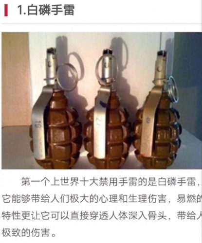 世界十大禁用手雷排行榜(十大禁用武器排行榜)插图6