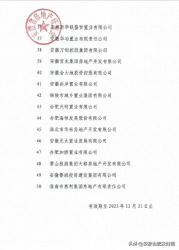 安徽房地产全国排名前十(安徽房地产推荐)插图