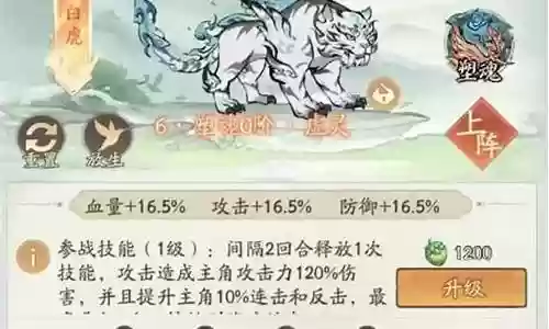 白虎打架阵容搭配图