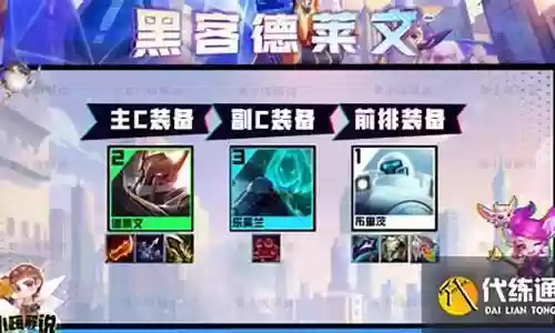 黑客阵容搭配图解大全