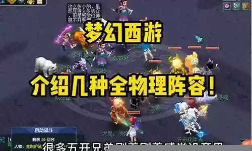 梦幻物理队搭配阵容