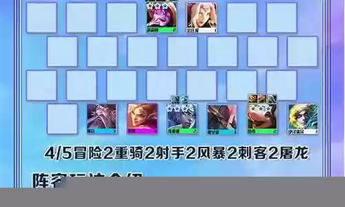 巨龙冒险阵容搭配图