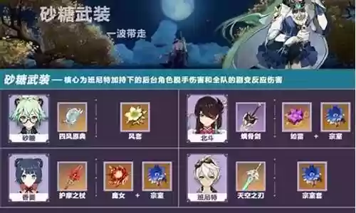 北斗砂糖水神阵容搭配插图