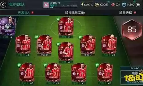 足球最强阵容搭配图片