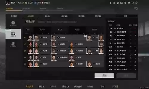 自建经理模式阵容搭配