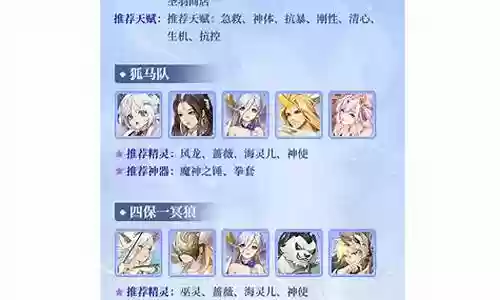 神灵人阵容搭配推荐