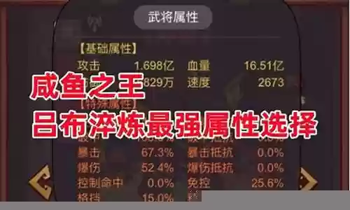 咸鱼之王属性加成搭配阵容插图