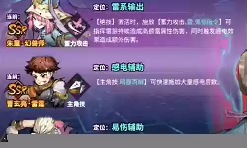 镇魂街雷炮阵容搭配插图