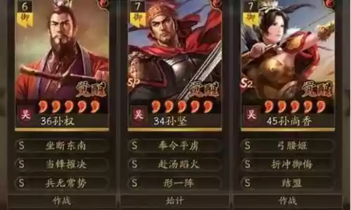 东吴传子阵容战法搭配攻略插图