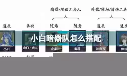 小白暗舞阵容怎么搭配插图