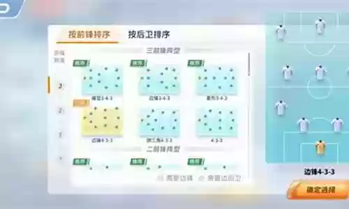 梦幻足球最好阵容搭配