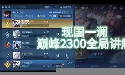 王者荣耀老虎双边阵容搭配插图