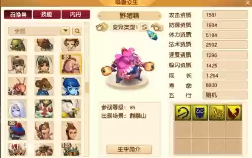 梦幻西游召唤兽转生插图