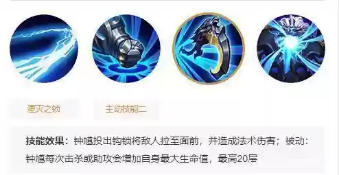 钟馗被动技能五杀