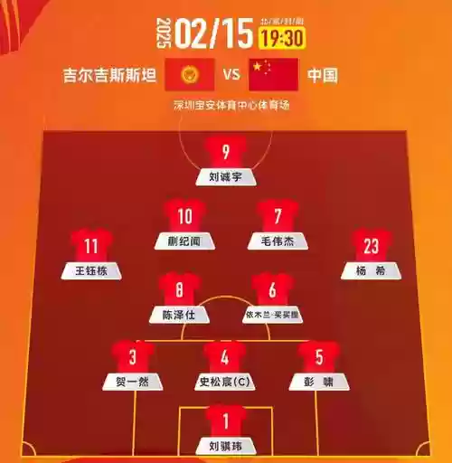 中国假球阵容