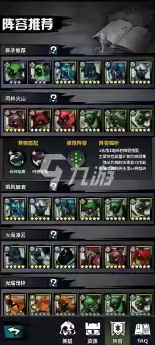 风火阵容