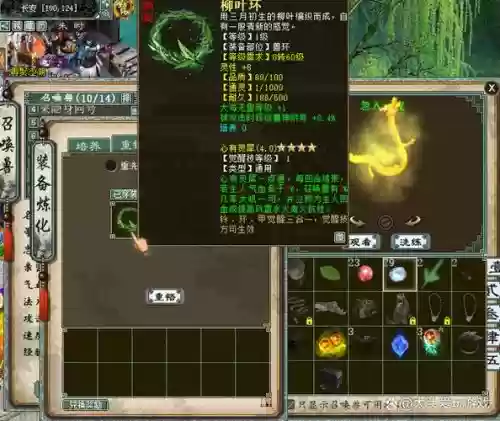 大话2召唤兽装备怎么洗
