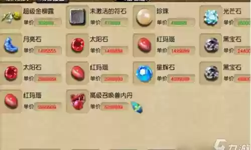 梦幻西游1级灵宝石加多少钱