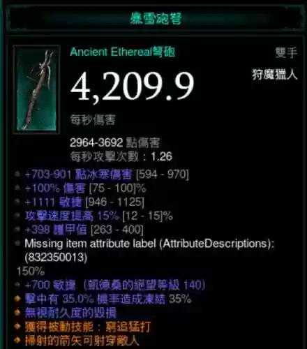 暗黑3巅峰经验装备插图