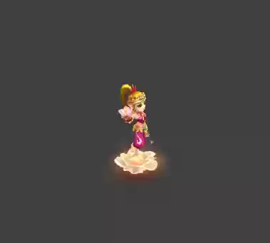 梦幻西游芙蓉仙子攻击动画插图
