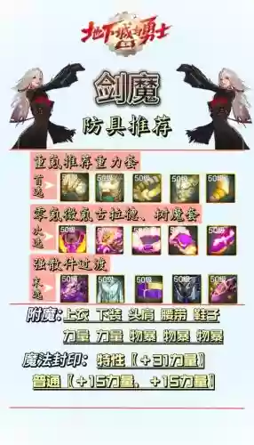dnf剑魔异界装备什么好