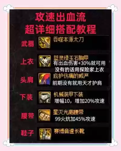 DNF传说装备加攻速的插图
