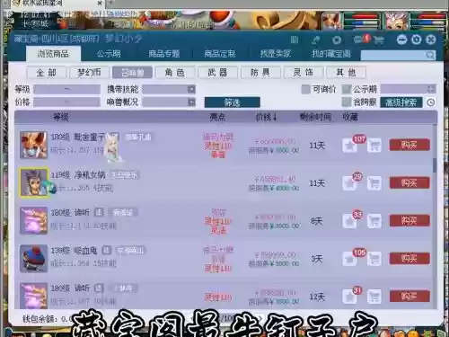 梦幻西游手游藏宝阁只有账号_2
