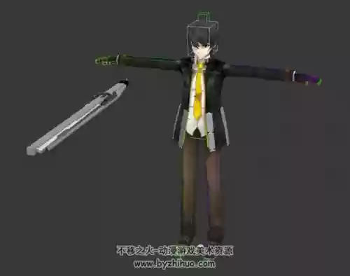 封印者换武器模型插图