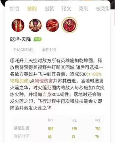哪托技能