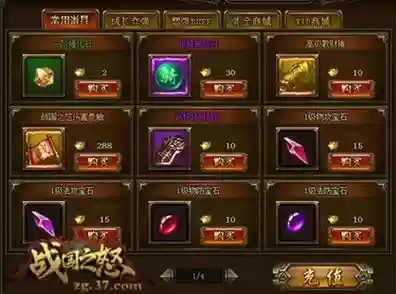 战国之怒装备选择