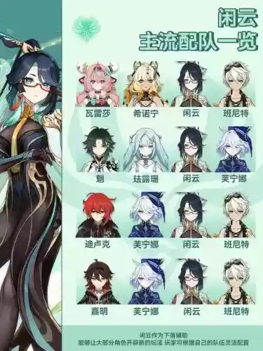 闲云阵容搭配推荐，闲云手游插图1