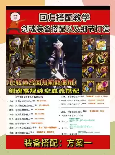 地下城90贫民剑魂装备搭配，dnf剑魂90级用什么装备插图