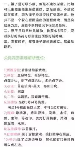 雨燕阵容搭配，雨燕带什么插件插图1