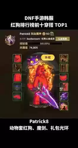 红狗特效战士什么装备，红狗装备打什么属性插图