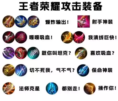 王者荣耀战士的装备，王者荣耀战士装备介绍