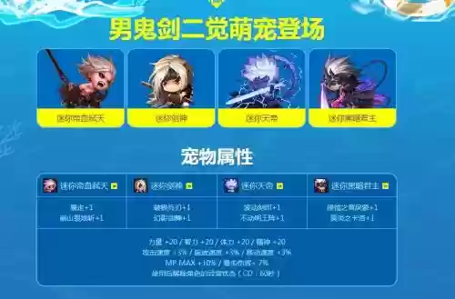 dnf2觉宠物技能怎么得，dnf二级宠物插图