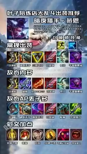 寒冰射手无限火力阵容搭配，寒冰射手无敌出装