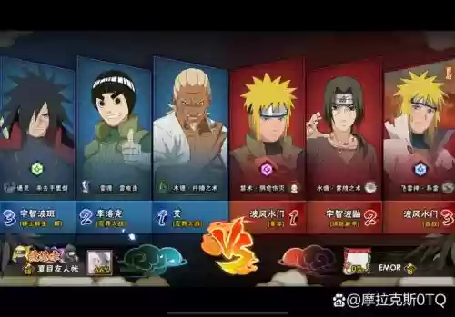 qq火影阵容搭配，版火影忍者插图