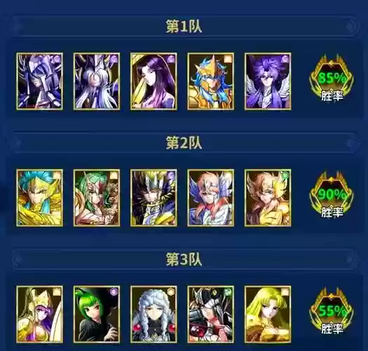 正义传说金牛座阵容搭配，正义传说队伍插图