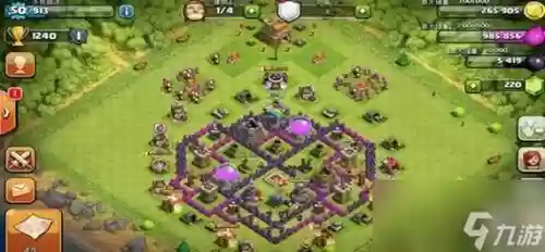 部落冲突暗黑阵容搭配最新，部落冲突黑暗骑士插图