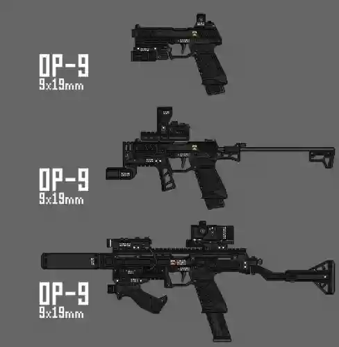 使命召唤9武器涂装，使命召唤9 武器