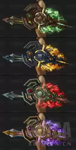 7.1各职业神器武器，各职业神器外观汇总插图1